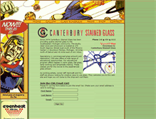 Tablet Screenshot of canterburyglass.com